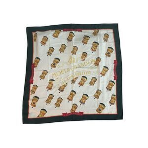 Moet & Chandon 250 Anniversary Silk Scarf 35 x 35 Champagne Corks
